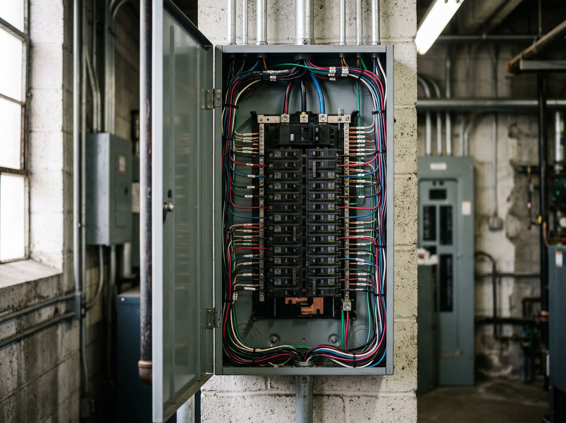 Commercial electrical panel power quality optimization
